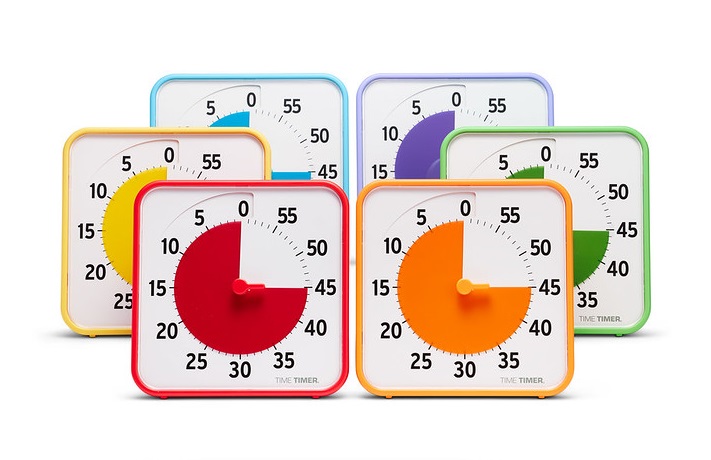 Time Timer Medium Clasroom Sets primaire en secundaire kleuren