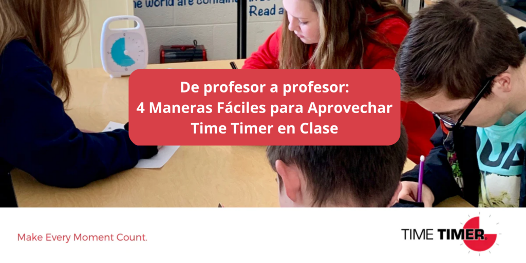 Maneras fáciles de usar Time Timer en el colegio